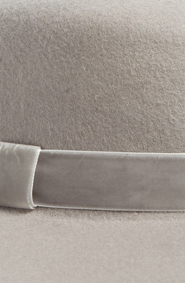 Halogen<sup>®</sup> Refined Felt Boater Hat, Alternate, color,