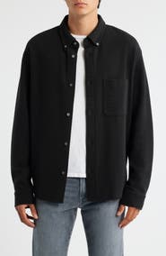 FRAME Waffle Textured Button-Up Shirt