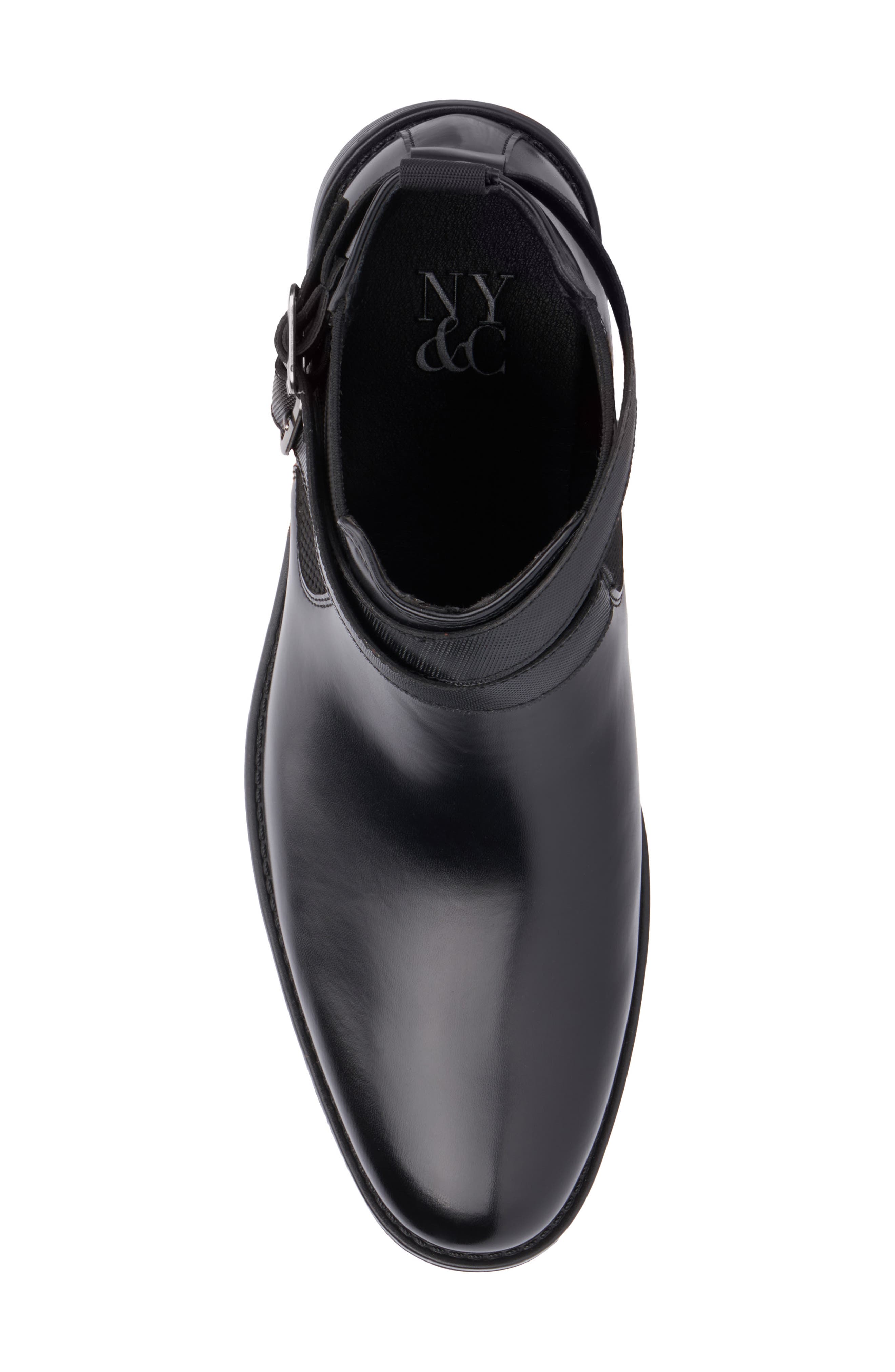 NEW YORK AND COMPANY Maximo Buckle Strap Chelsea Boot, Alternate, color, 