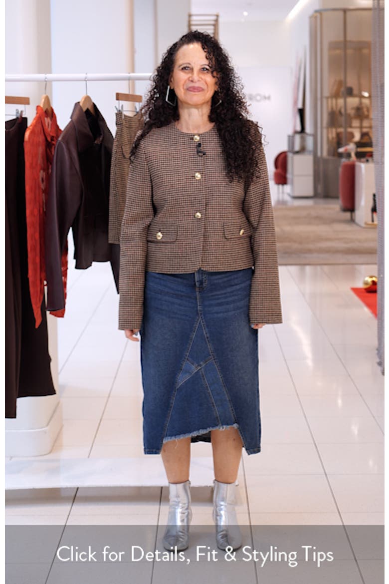 Corina Houndstooth Wool Jacket video