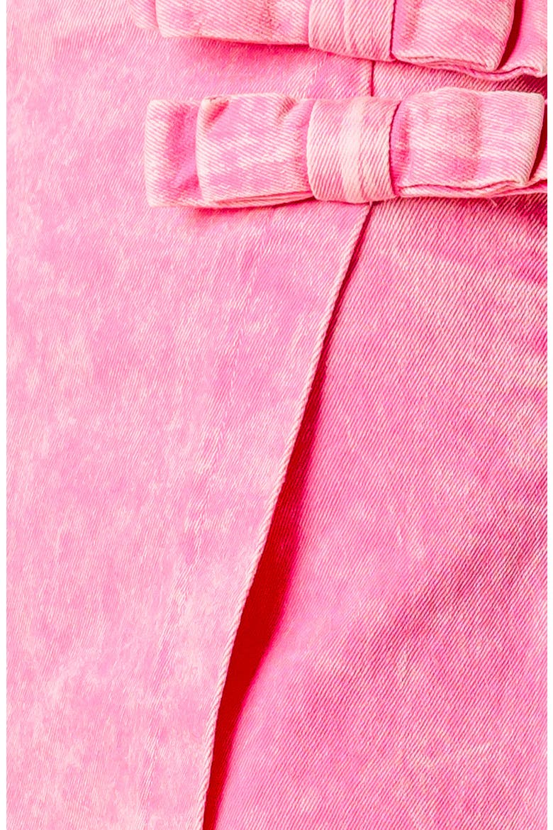 Acid Wash Double Bow Skort, Alternate, color, PINK ACID
