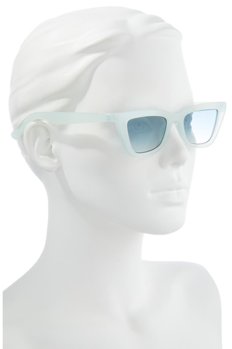 50mm Cat Eye Sunglasses, Alternate, color, MILKY MINT