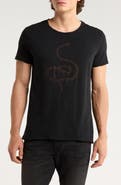 John Varvatos Raw Edge Organic Cotton Graphic T-Shirt