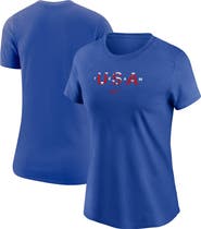 Nike Women's Nike Royal Team USA Snow T-Shirt
