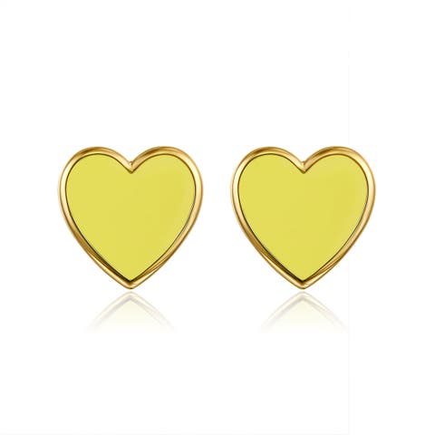 Petit Love Studs in Yellow