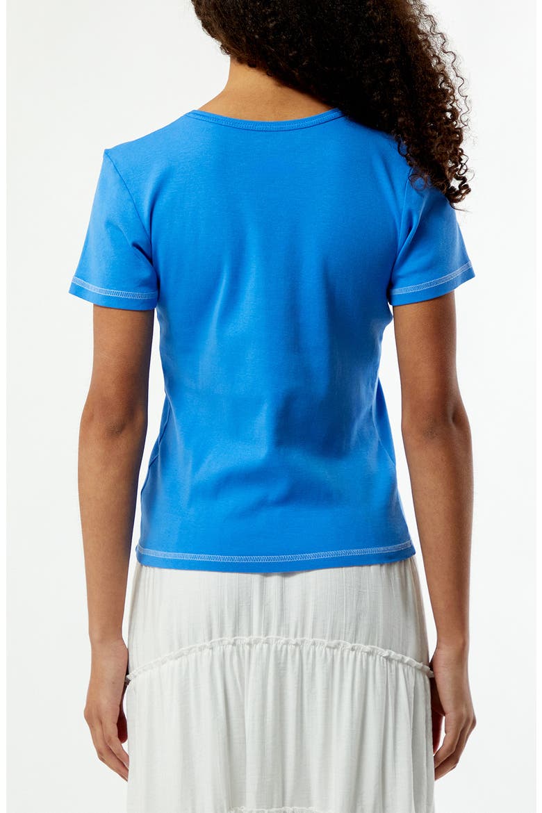 Newport Beach Skimmer Cotton Graphic T-Shirt, Alternate, color, BLUE