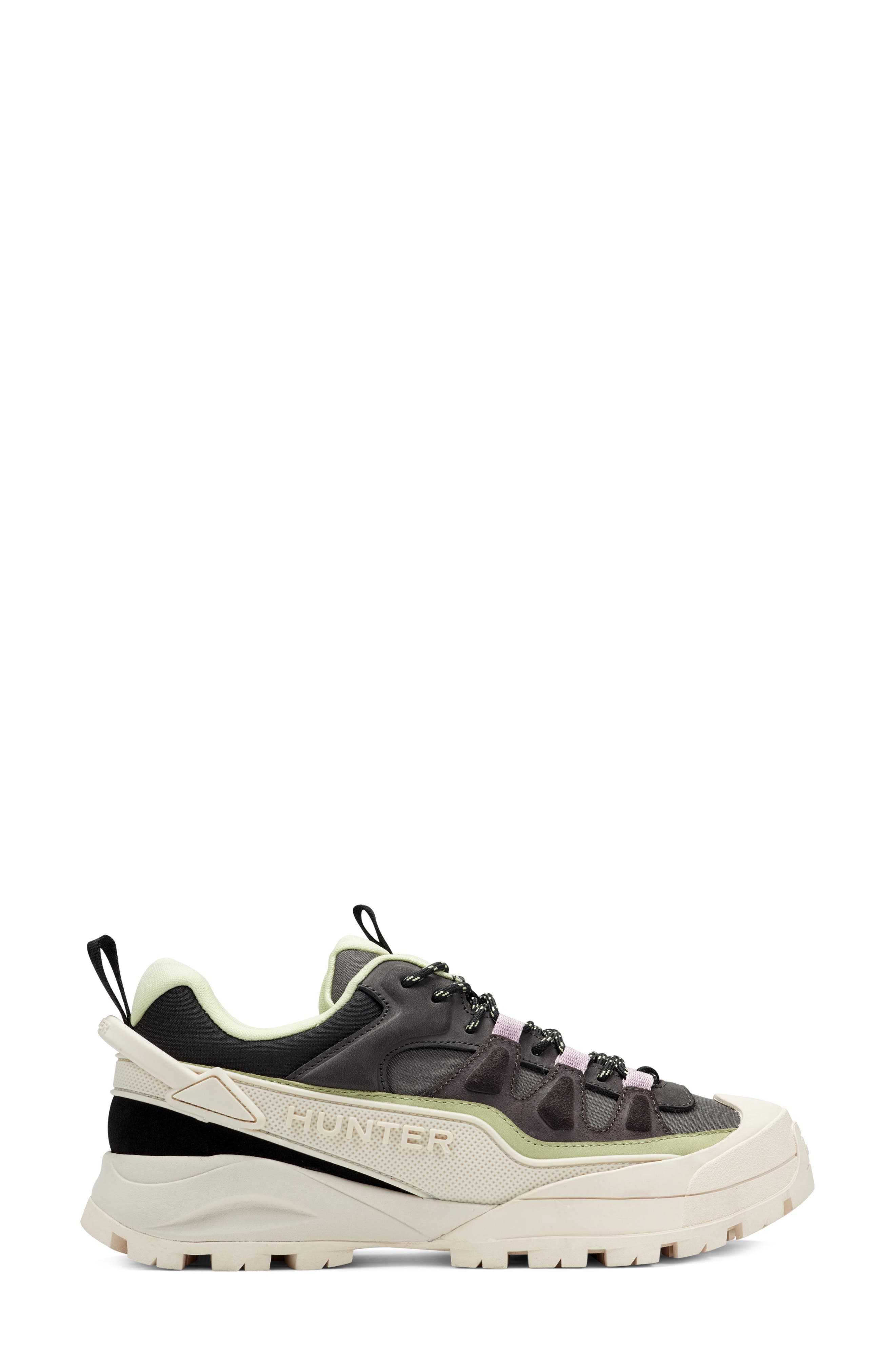 Hunter Nicia Waterproof Sneaker, Alternate, color, Black