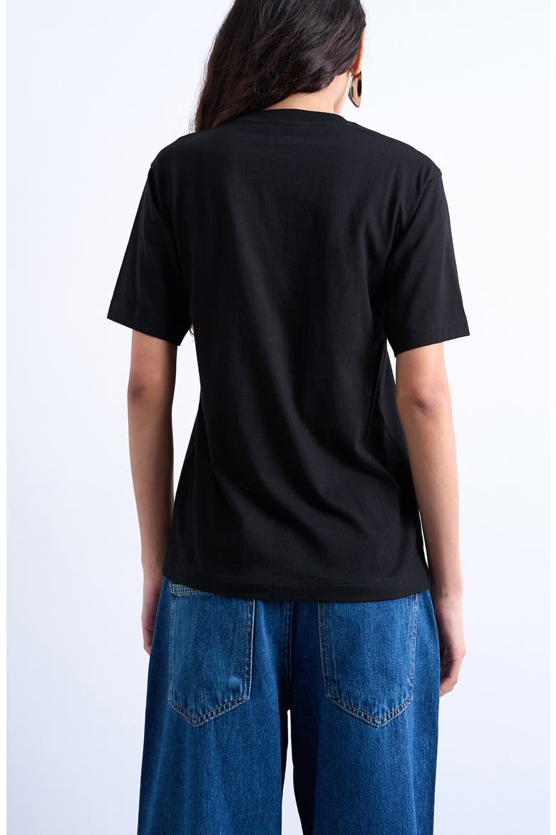 Classic Cotton T-Shirt, Alternate, color, BLACK