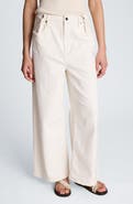 Kenneth Cole Adjustable Waist Wide Leg Pants