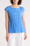 Eileen Fisher Crinkle Silk Top