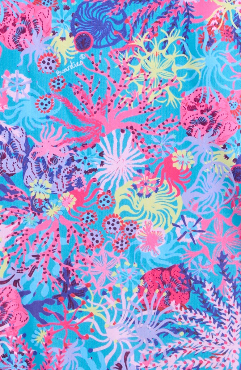 Boardies Kids' Coral Ruffle One-Piece Swimsuit, Alternate, color, Multi