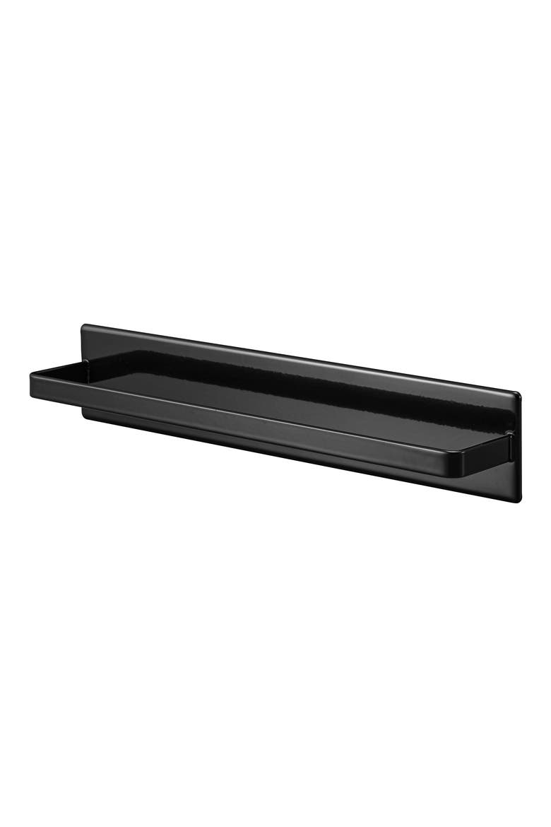 Magnetic Kitchen Towel Hanger, Main, color, BLACK