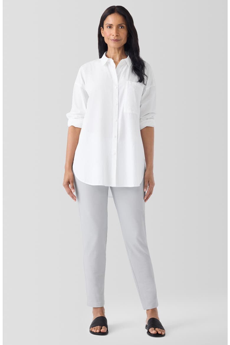 Slim Ankle Stretch Crepe Pants, Alternate, color, NIMBUS