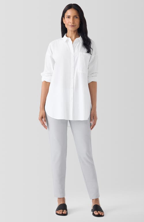 Eileen Fisher Slim Ankle Stretch Crepe Pants