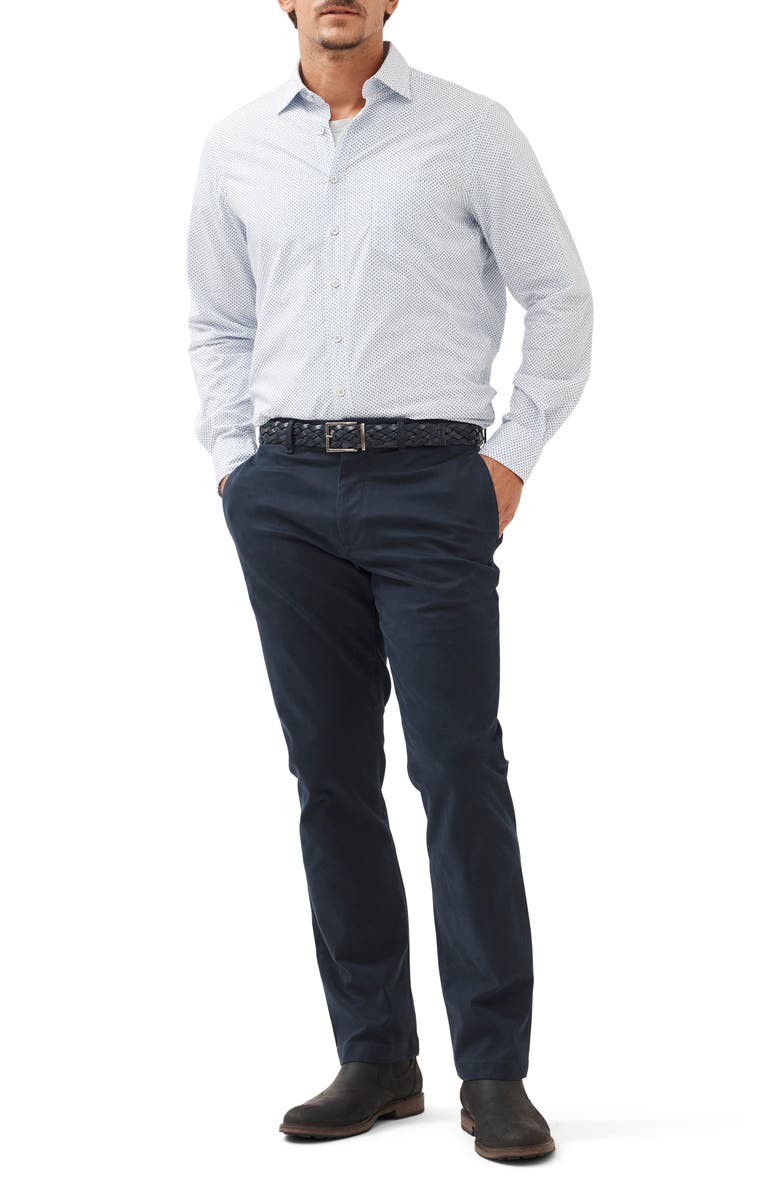 Rodd & Gunn West Cape Regular Stretch Flat Front Pants, Alternate, color, Denim