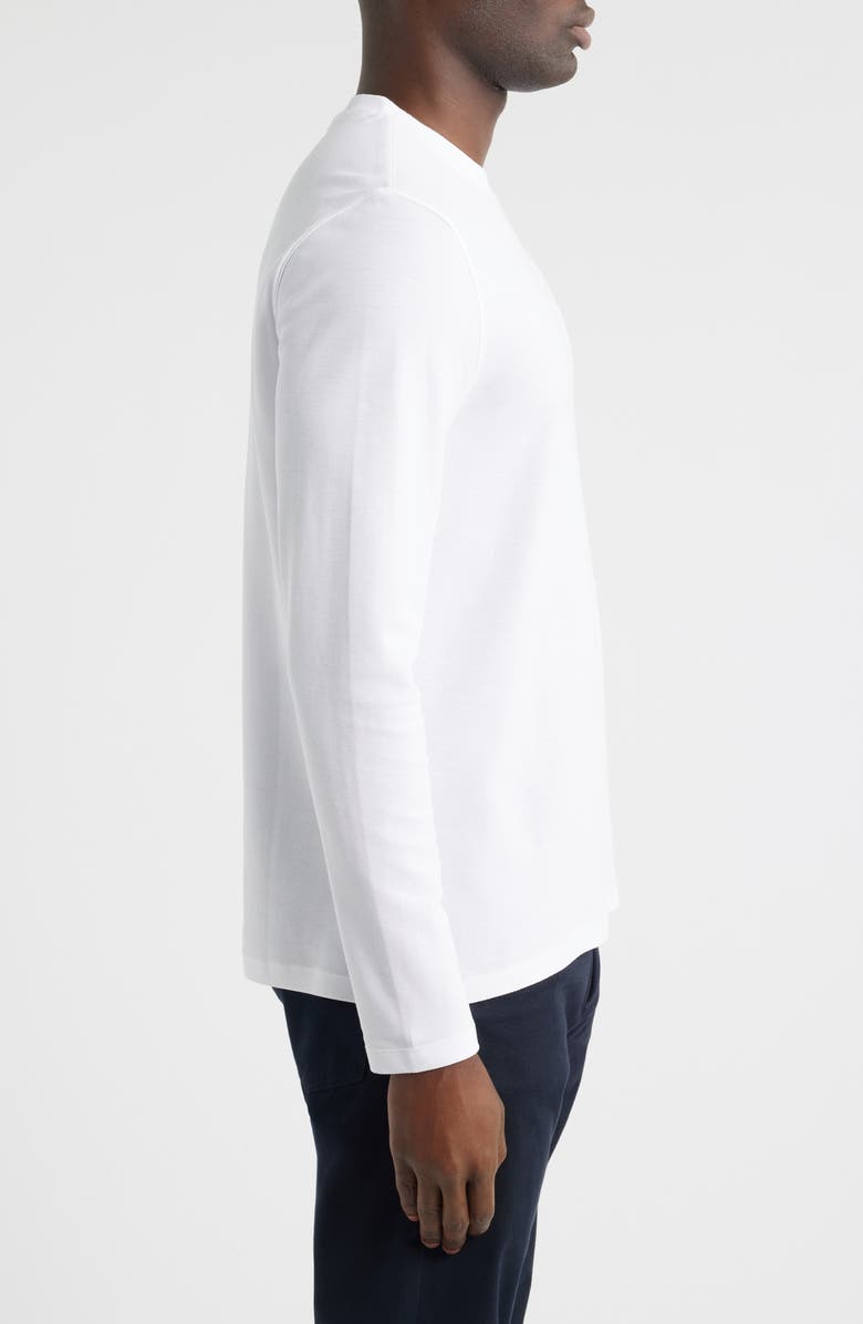 Robert Barakett Sorrell Long Sleeve Cotton Blend T-Shirt, Alternate, color, White