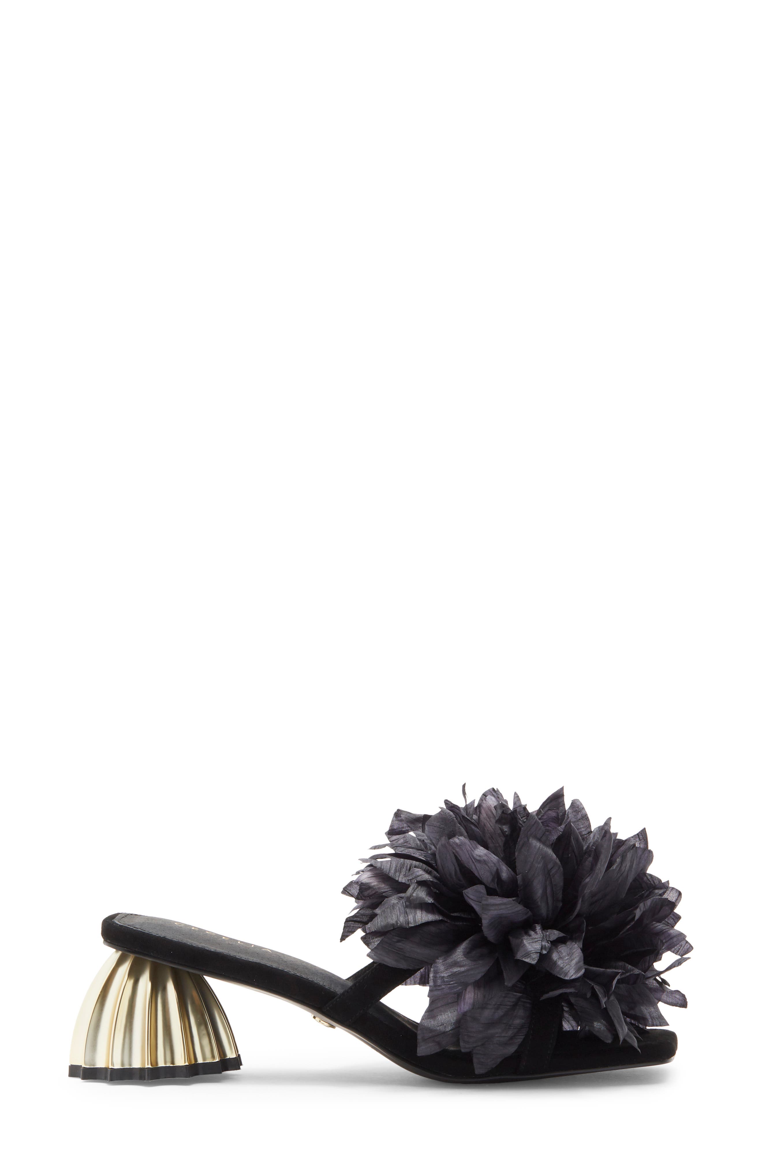 Cecelia New York Dahlia Slide Sandal, Alternate, color, Black