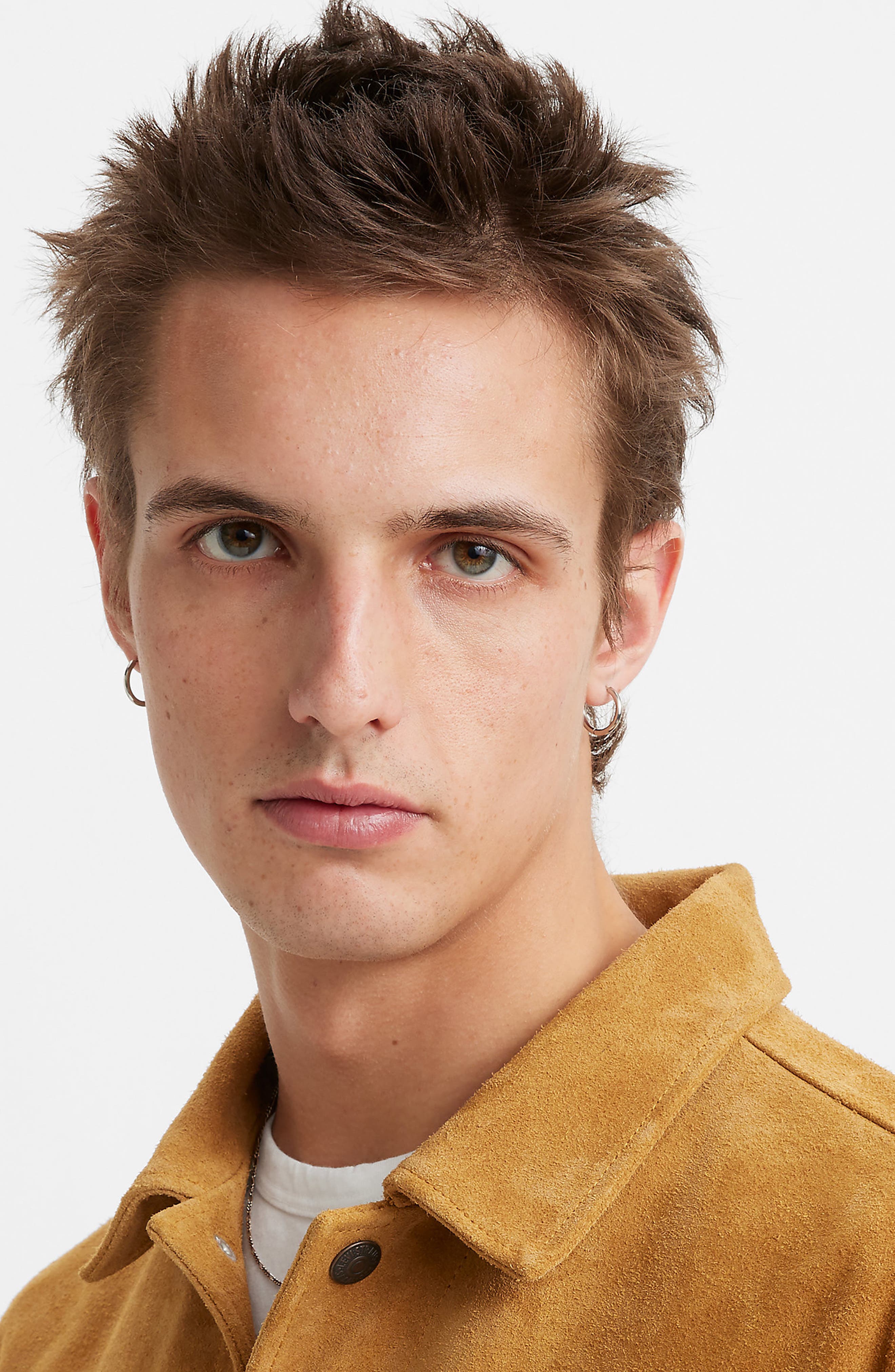 Highland Suede Trucker Jacket (Men) | Nordstrom