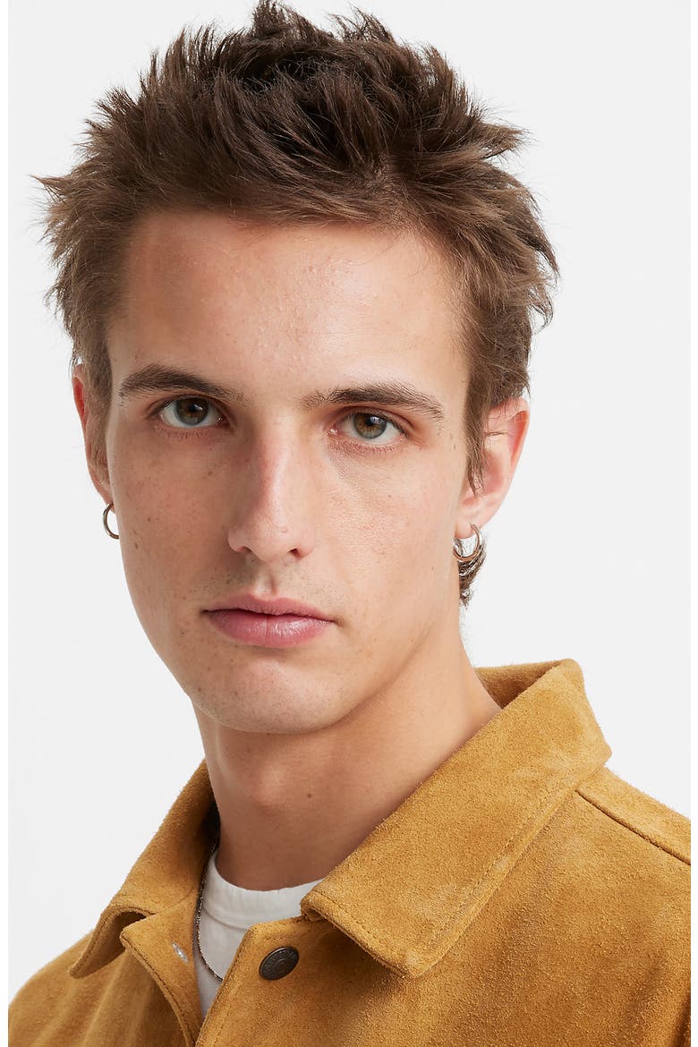 Highland Suede Trucker Jacket (Men) | Nordstrom