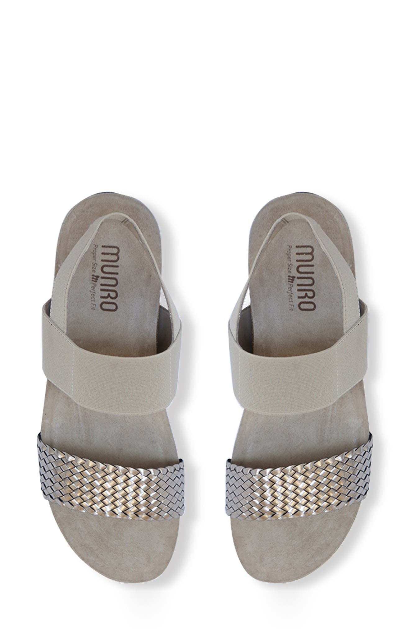 Pisces Sandal - Multiple Widths Available, Alternate, color, GUNMETAL WOVEN