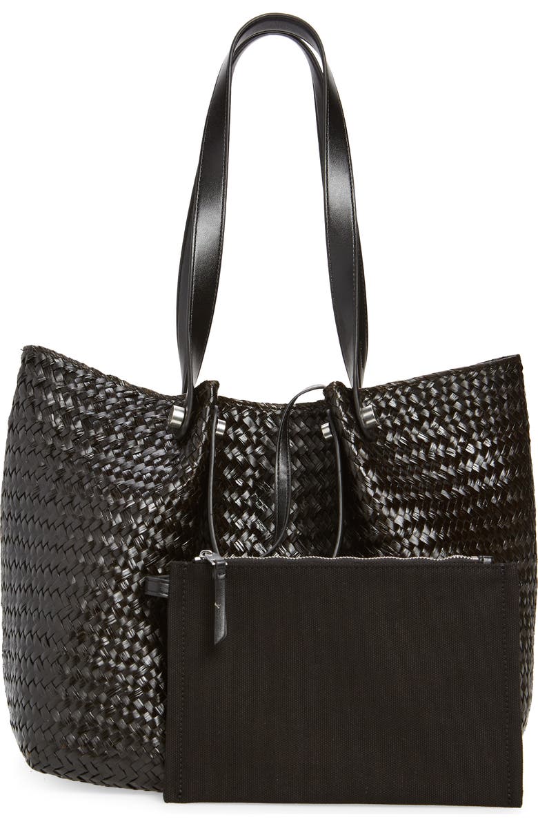 AllSaints Allington Straw Tote, Alternate, color,