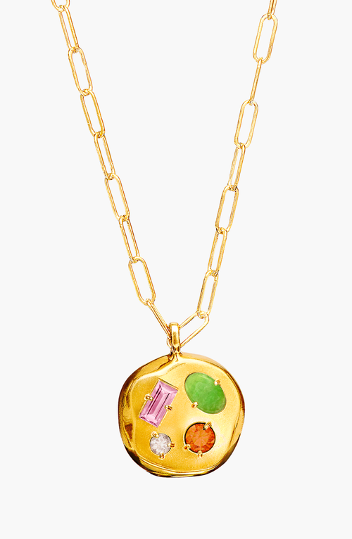 Birthdate Co. The October Birthdate Gold Pendant In October 6th - Gold