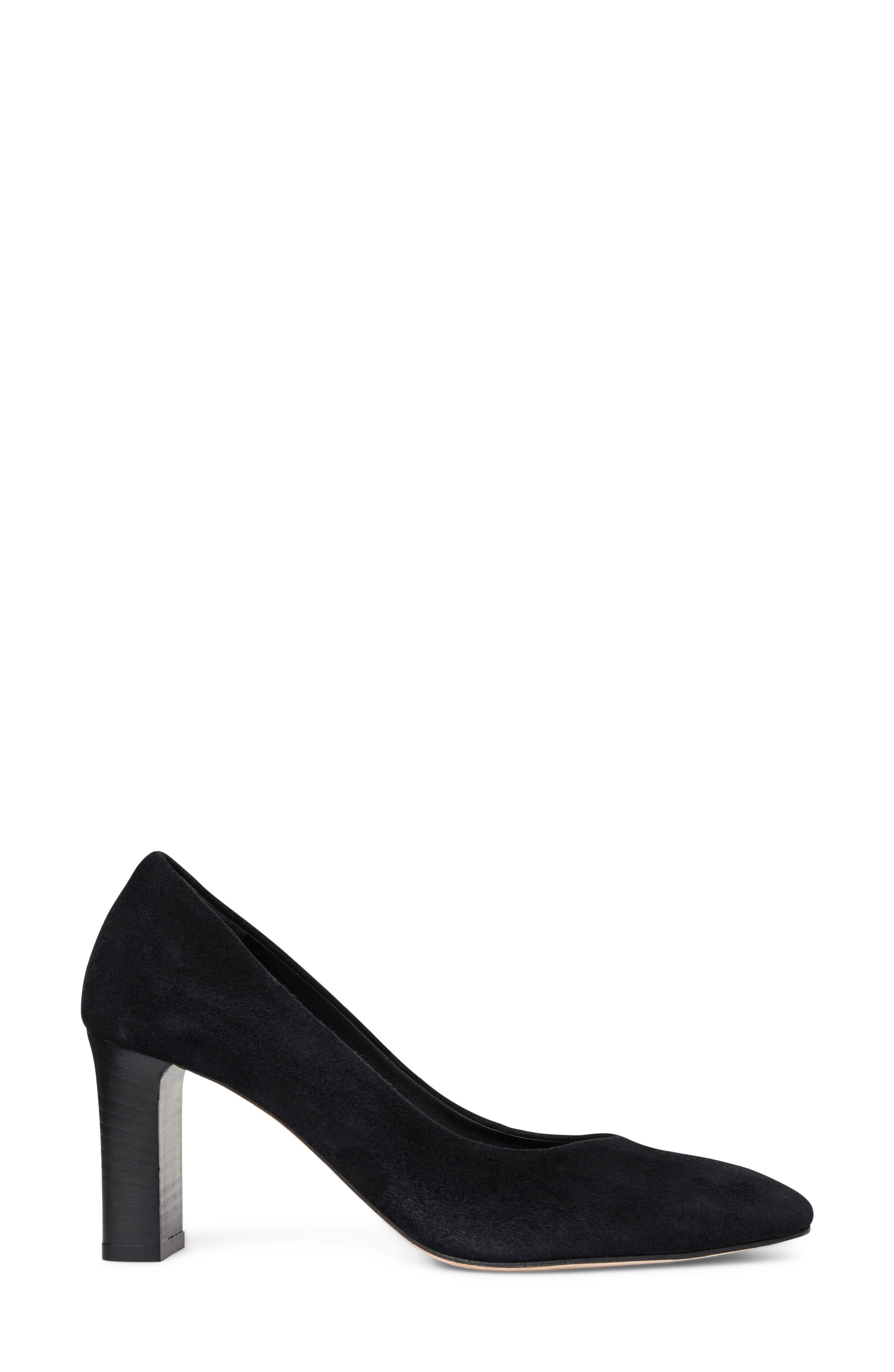 Amadora Block Heel Pump, Alternate, color, BLACK