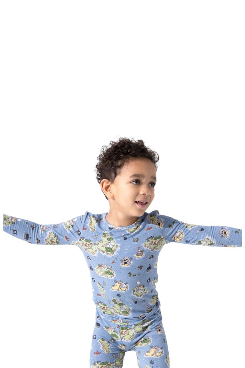 Kids' Pirate Cove Set of 2 Piece Pajamas, Alternate, color, Pirate Cove