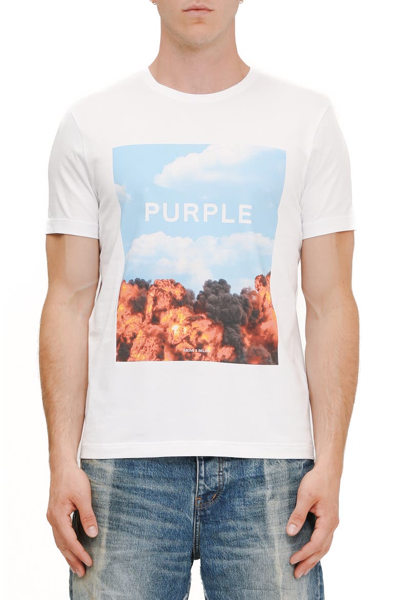 Clean Cotton Graphic T-Shirt, Main, color, WHITE