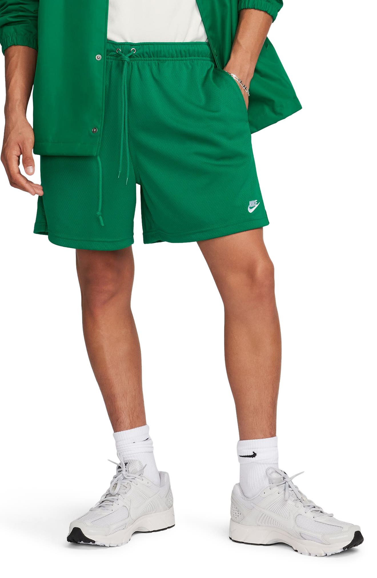 Nike Club Flow Mesh Athletic Shorts