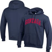 Champion Men's Champion  Navy Gonzaga Bulldogs Basic Arch Fleece Pullover Hoodie
