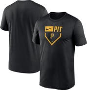 Nike Men's Nike Black Pittsburgh Pirates Home Plate Icon Legend Performance T-Shirt