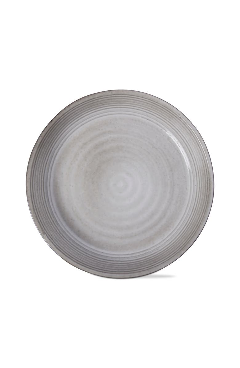 tag Loft Speckled Reactive Glaze Stoneware Dinner Plate Grey, Main, color, Gray