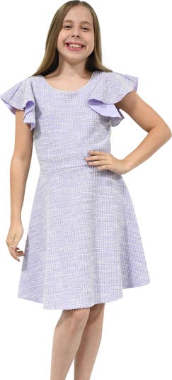 Kids' Textured Skater Dress