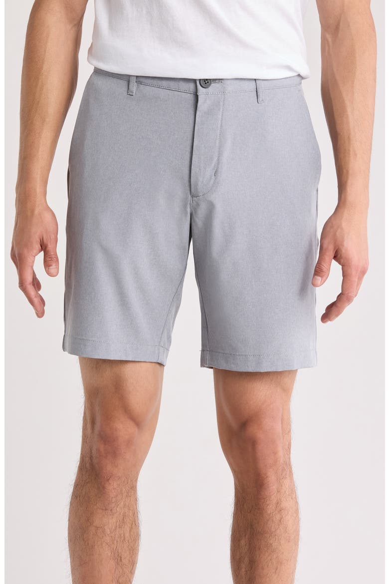 Ace Shot Pro 9-Inch Golf Shorts, Main, color, ICED SLATE HEATHER