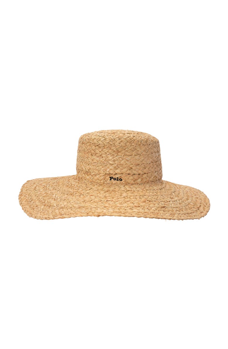 Polo Ralph Lauren Braided Raffia Sunhat, Main, color,