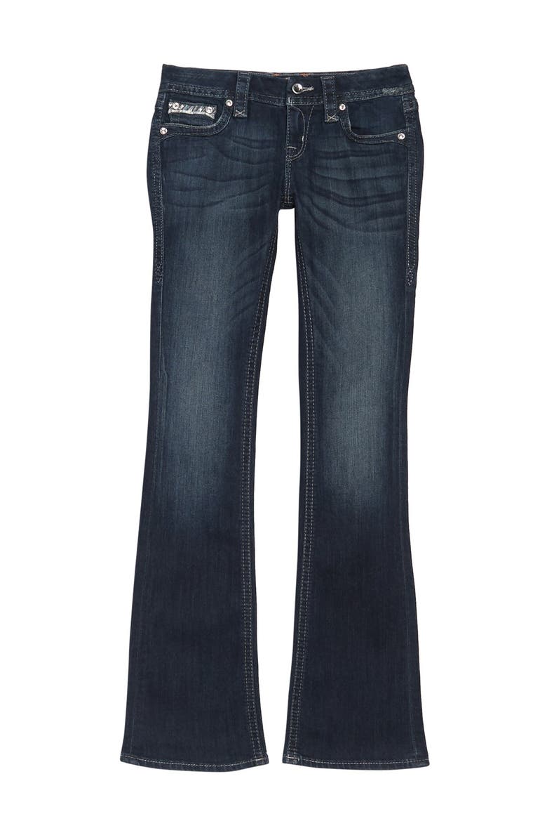 Rock Revival Embellished Bootcut Jeans, Main, color, 