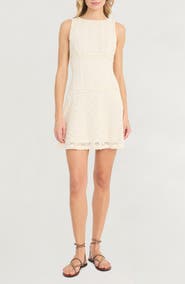The Good Journey Textured Fit & Flare Dress