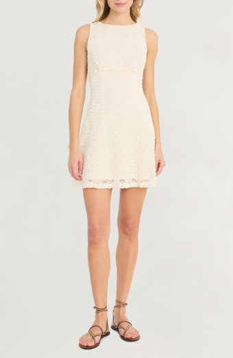 The Good Journey Textured Fit & Flare Dress