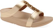 FitFlop Fino Sparkle Wedge Slide Sandal