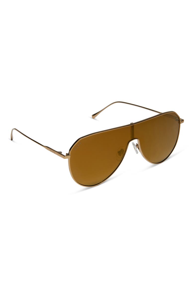 Dash 132mm Shield Sunglasses, Alternate, color, COPPER METAL