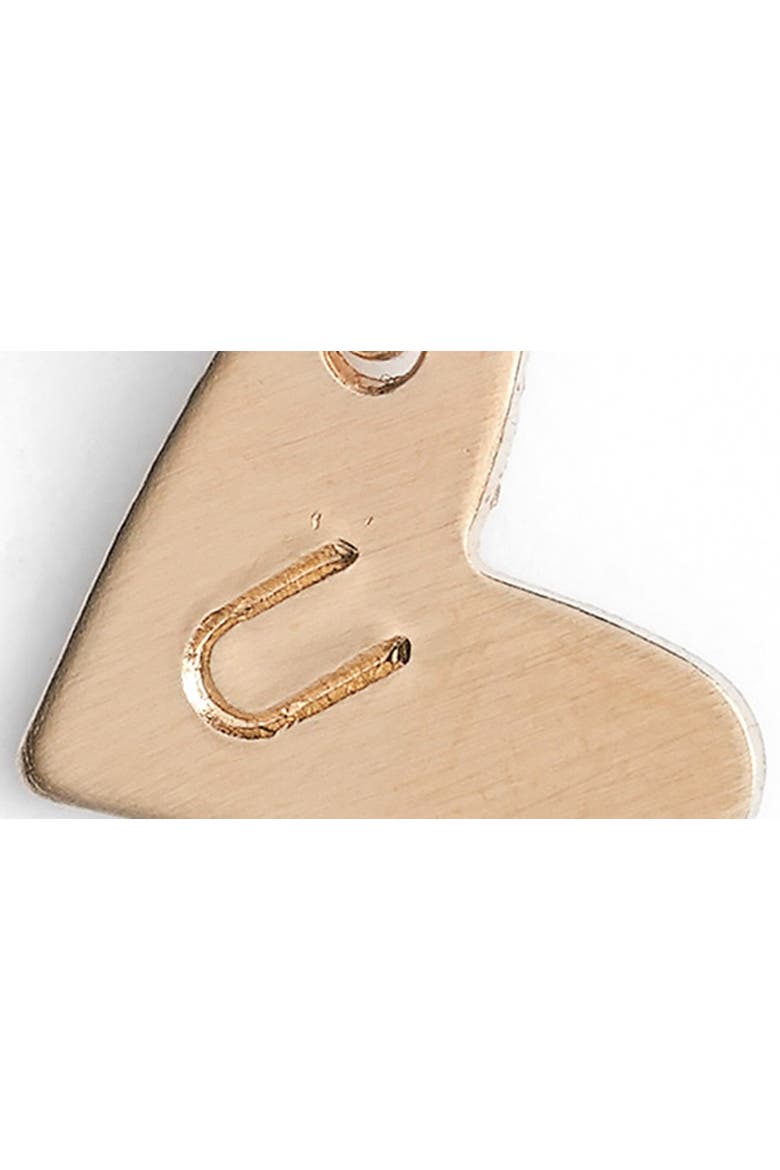 14k-Gold Fill Initial Mini Heart Pendant Necklace, Alternate, color, GOLD/ U