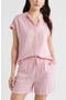 Pink- Ivory Ginger Stripe