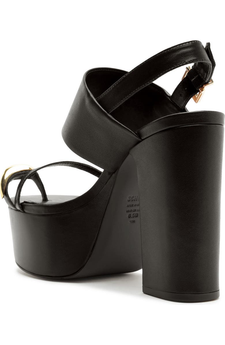 Schutz Mandy Slingback Platform Sandal, Alternate, color, Black