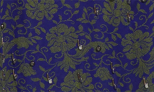 Dries Van Noten Denya Embellished Floral Slipdress In Blue