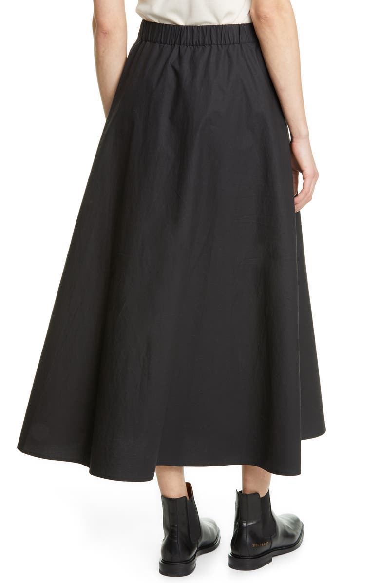 Eileen Fisher Organic Cotton Circle Skirt, Alternate, color,