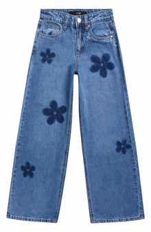 Kids' Kate Floral Baggy Leg Jeans
