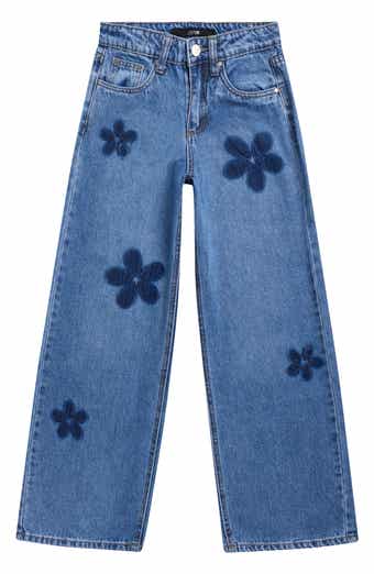 Kids' Kate Floral Baggy Leg Jeans