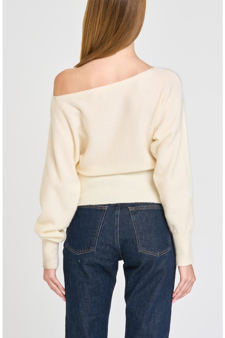 Annelisa Boatneck Sweater, Alternate, color, IVORY