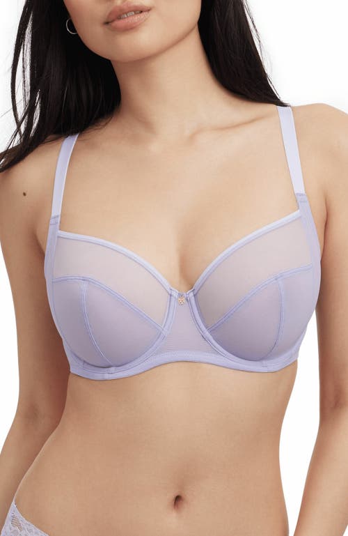 Skarlett Blue Spellbound Full Coverage Side Support Bra in Ice Purple at Nordstrom, Size 34H